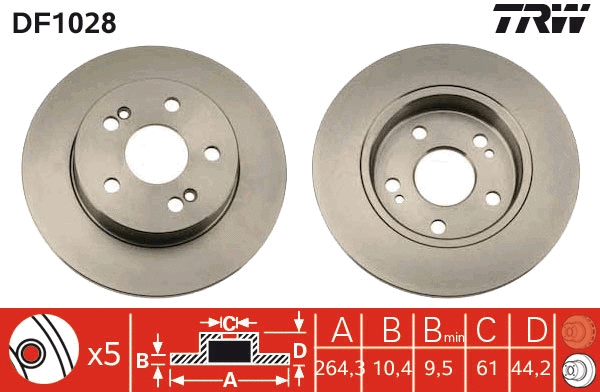 Brake Disc (DF1028)