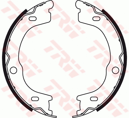 Brake Shoe Set, parking brake (GS8784)