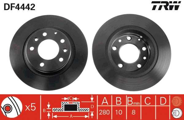 Brake Disc (DF4442)