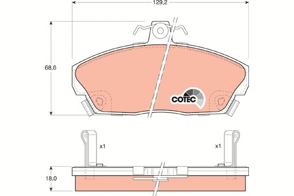 Brake Pad Set, disc brake