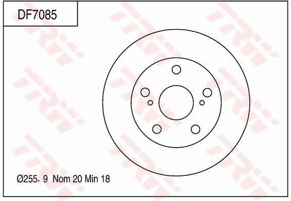 Brake Disc (DF7085)