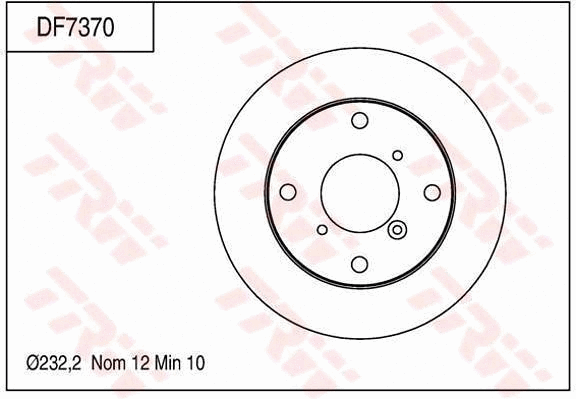 Brake Disc (DF7370)