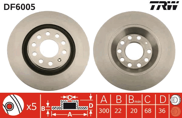 Brake Disc (DF6005)