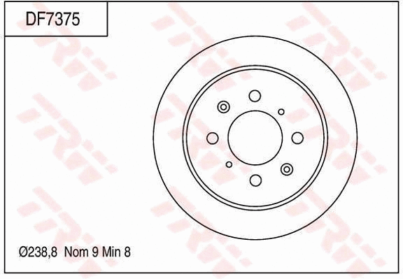 Brake Disc (DF7375)