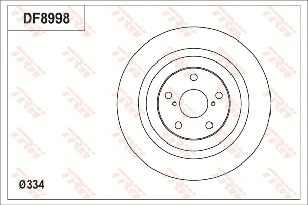 Brake Disc (DF8998)