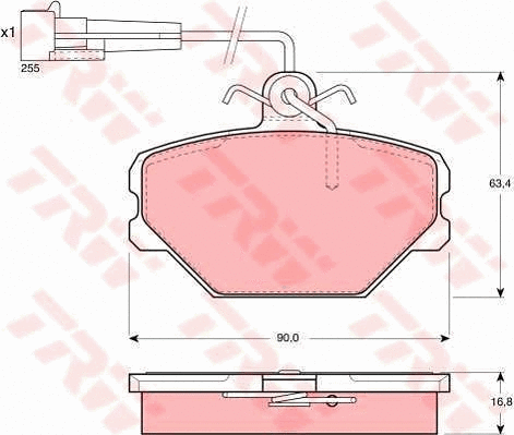 Brake Kit, disc brake (GTD1154)