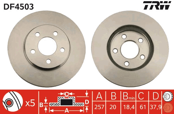 Brake Disc (DF4503)