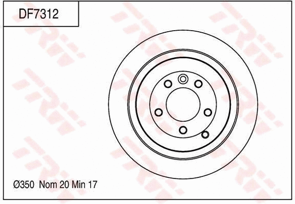 Brake Disc (DF7312)