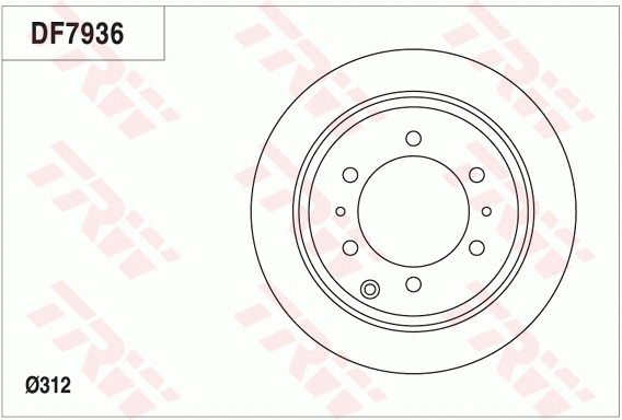 Brake Disc (DF7936)