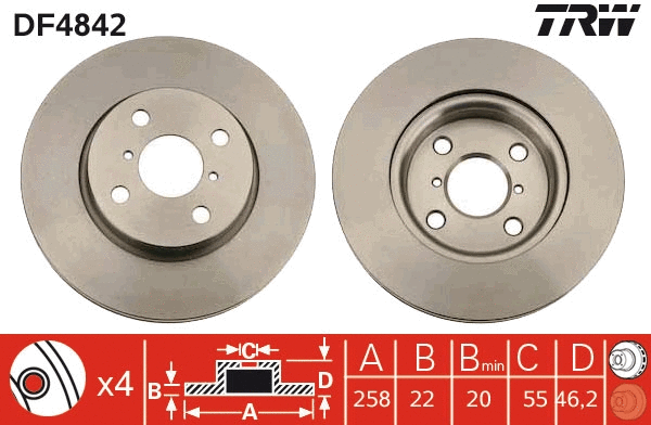 Brake Disc (DF4842)