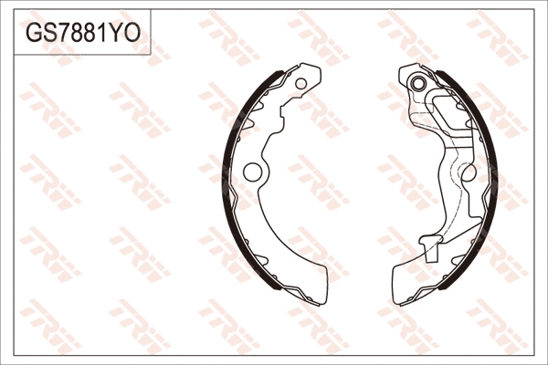 Brake Shoe Set (GS7881)