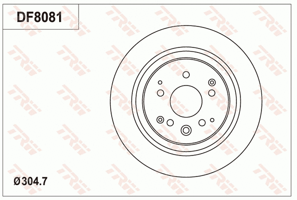 Brake Disc (DF8081)