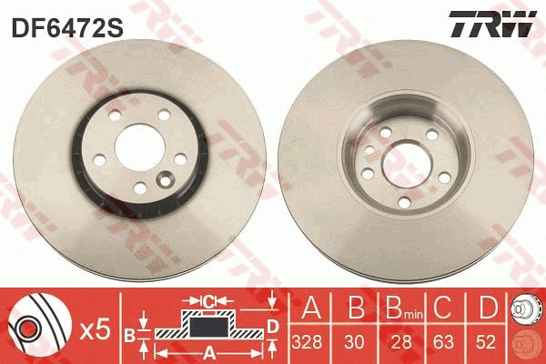 Brake Disc (DF6472S)