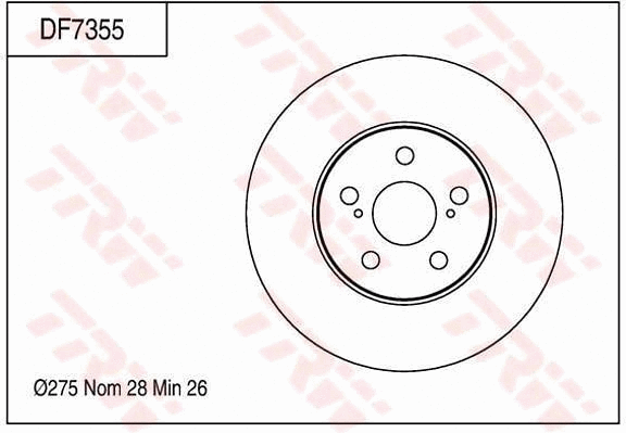 Brake Disc (DF7355)