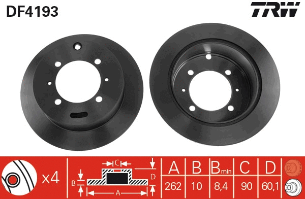 Brake Disc (DF4193)