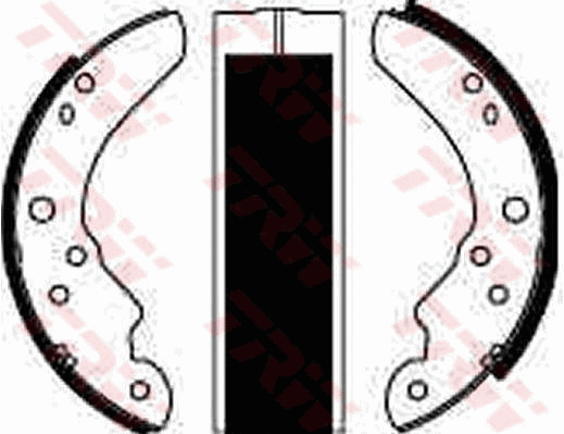 Brake Shoe Set (GS6141)