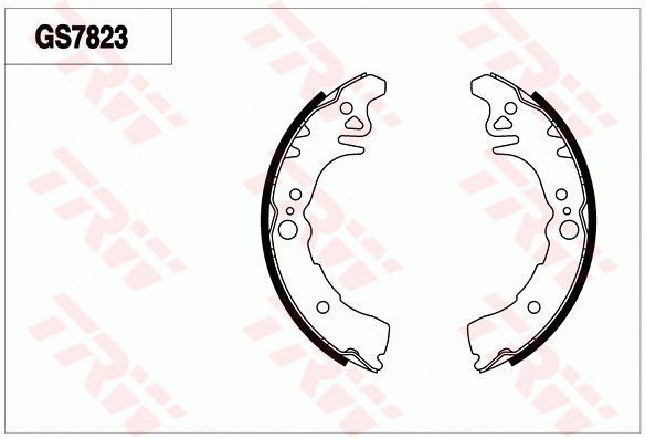 Brake Shoe Set (GS7823)
