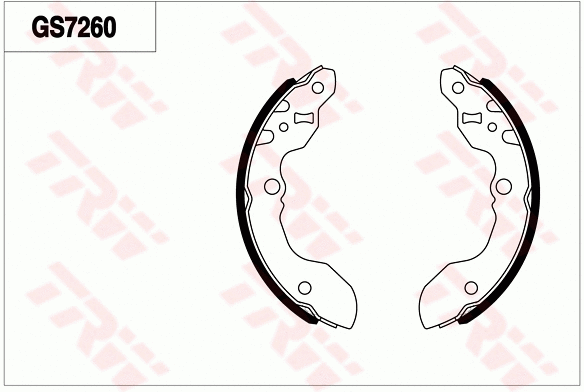 Brake Shoe Set (GS7260)