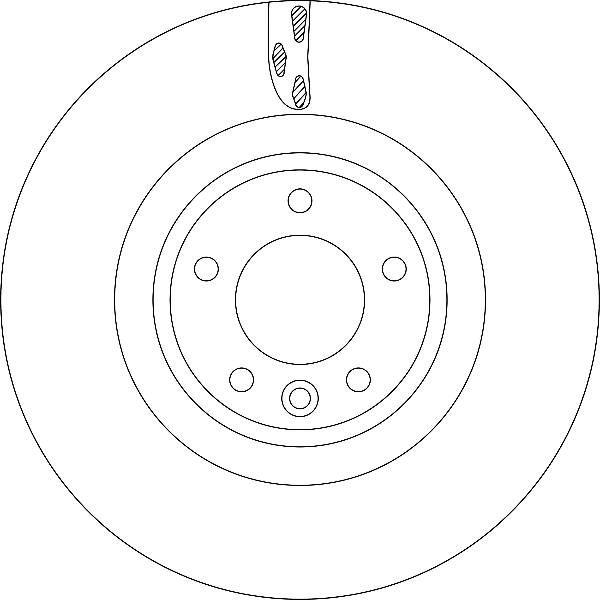 Brake Disc (DF6955S)