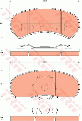 Brake Pad Set, disc brake (GDB7506)