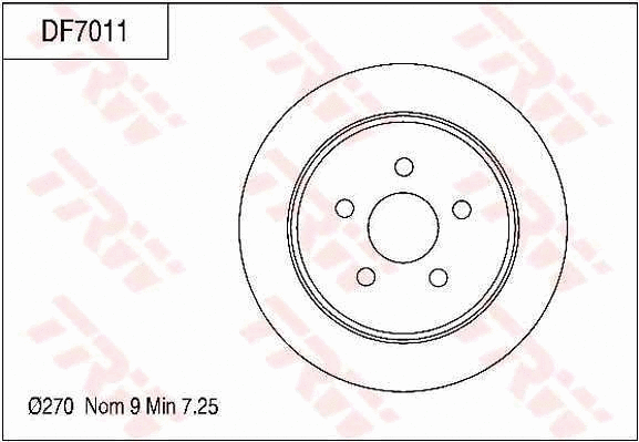 Brake Disc (DF7011)