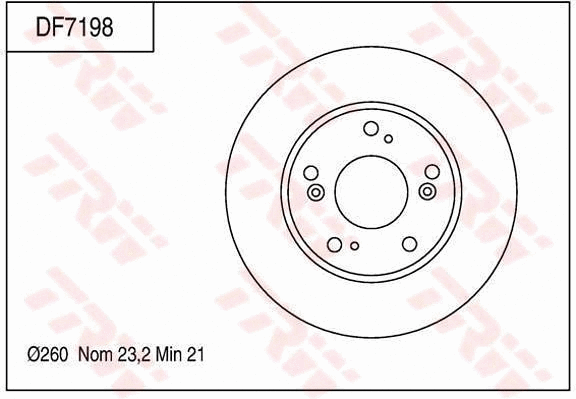 Brake Disc (DF7198)