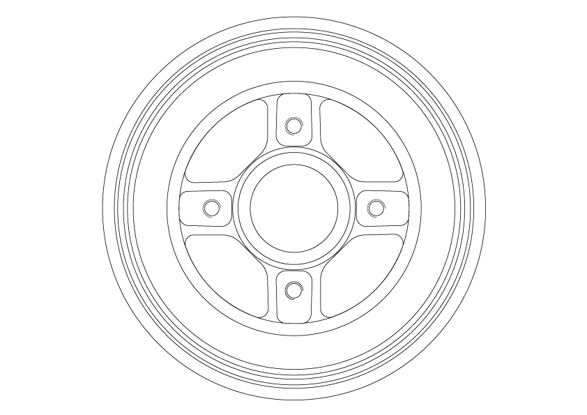 Brake Drum (DB4558MR)