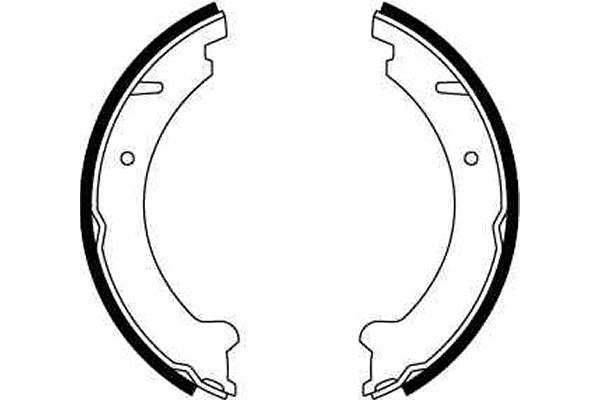 Brake Shoe Set, parking brake