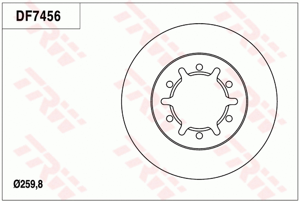 Brake Disc (DF7456)