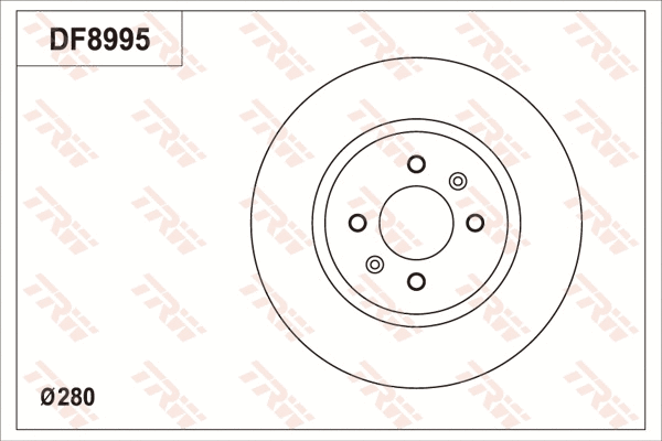 Brake Disc (DF8995)