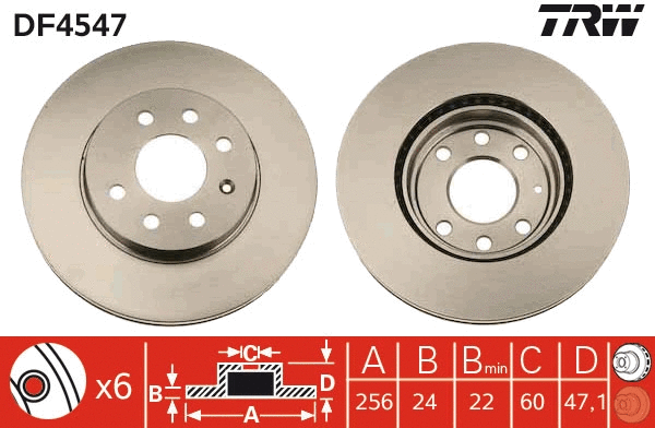 Brake Disc (DF4547)