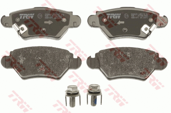 Brake Pad Set, disc brake (GDB1471)