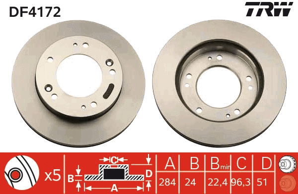 Brake Disc (DF4172)
