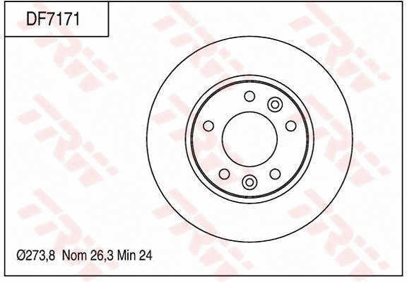 Brake Disc (DF7171)