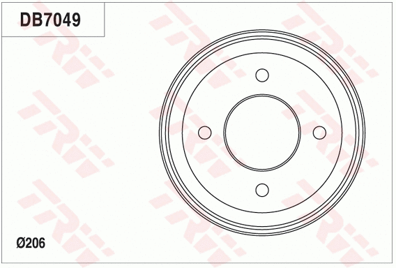 Brake Drum (DB7049)