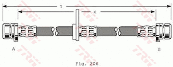 Brake Hose (PHA172)
