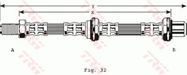 Brake Hose (PHB168)
