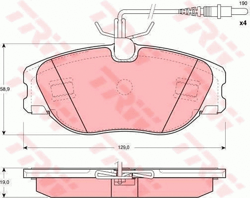 Brake Kit, disc brake (GTD1074)