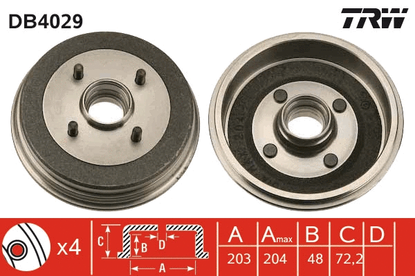 Brake Drum (DB4029)