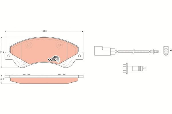 Brake Pad Set, disc brake (GDB1723)