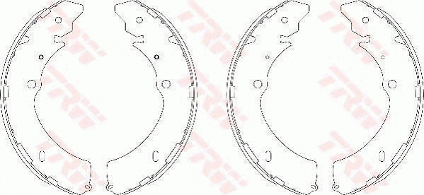 Brake Shoe Set (GS7809)