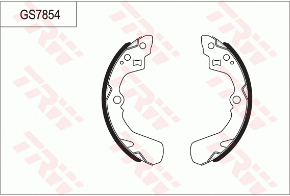 Brake Shoe Set (GS7854)