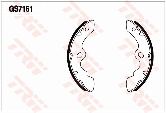 Brake Shoe Set (GS7161)