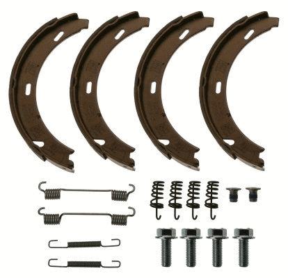 Brake Shoe Set, parking brake (GS8481)