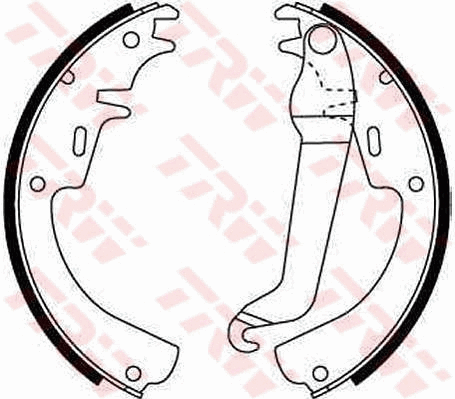 Brake Shoe Set (GS8015)