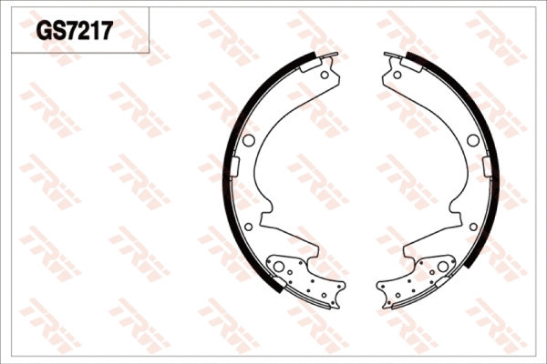 Brake Shoe Set (GS7217)