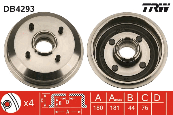 Brake Drum (DB4293)