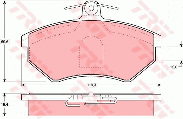 Brake Kit, disc brake (GTD1107)
