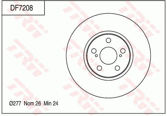 Brake Disc (DF7208S)