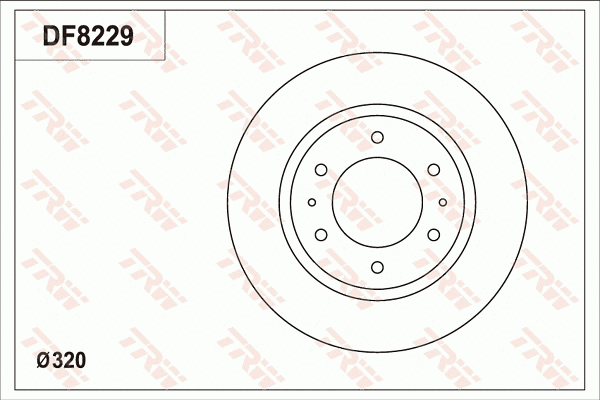 Brake Disc (DF8229)